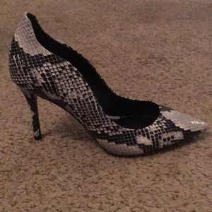 Snake print Aldo heels